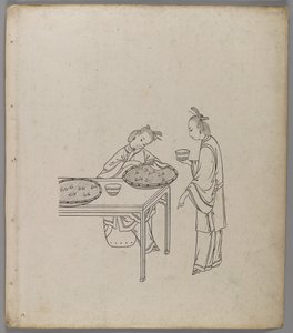 Album de feuilles séparées : Culture et production de la soie - Chinese School